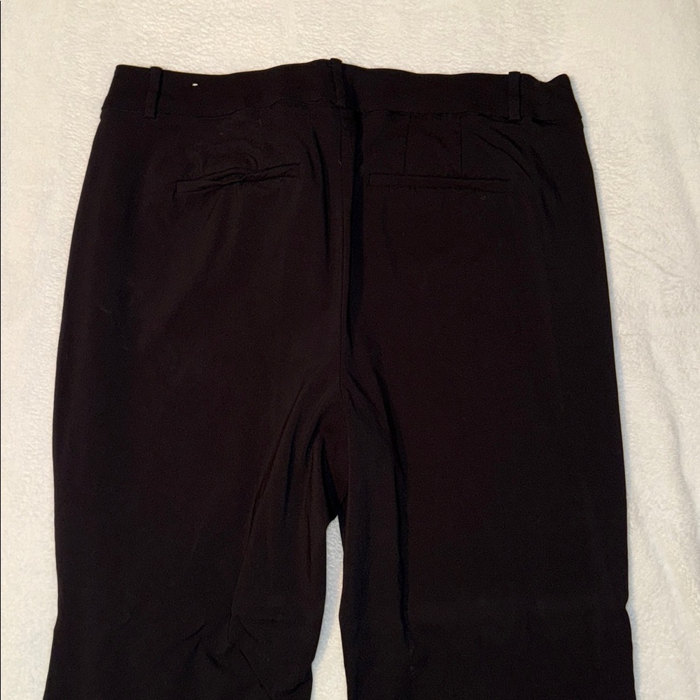 π€LANE BRYANT βTHE ALLIEβ BLACK WORK/CAREER TROUSERS SIZE 20 LONGπ€ - Picture 8 of 12